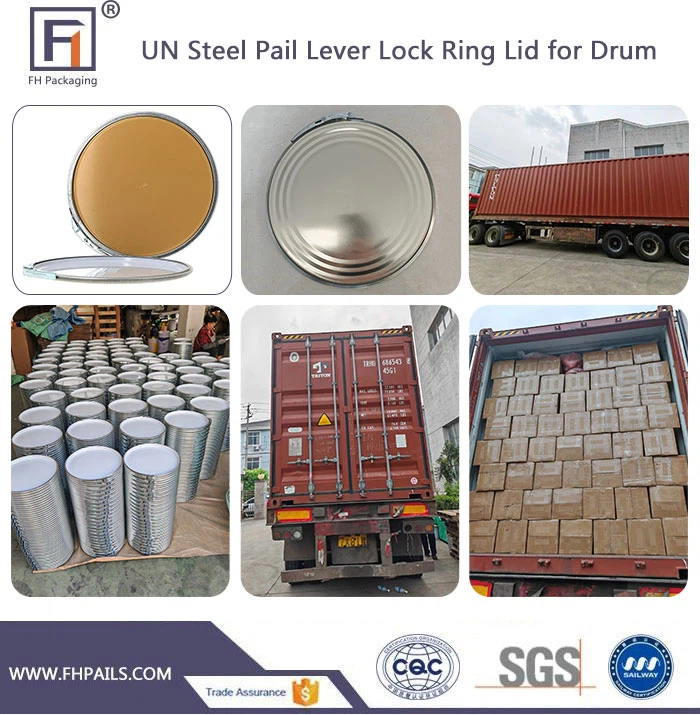 UN Steel Pail Lever Lock Ring Lid for Drum UN Steel Pail Lever Lock Ring Lid for Drum