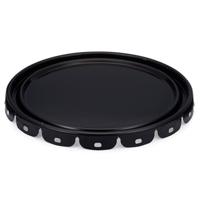 Coberta d'acer negre per a galledes d'acer de 5 gal