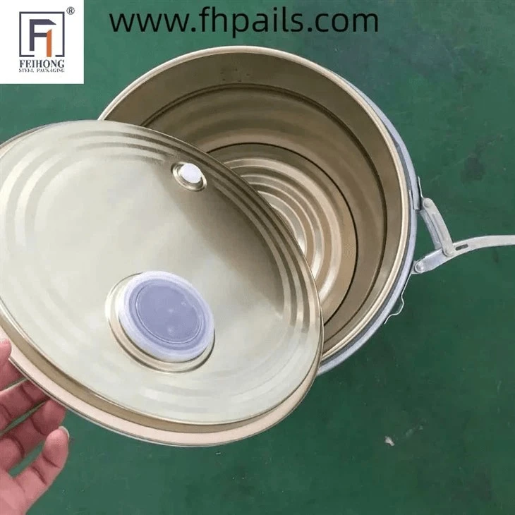 Food Grade Coffee Bean Storage 25 L Metal Pail